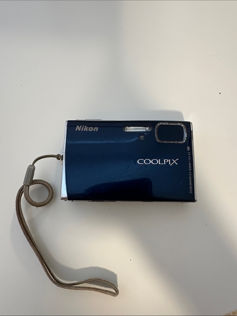 Nikon Coolpix Compact Digital Camera - Blue and Silver Accents
